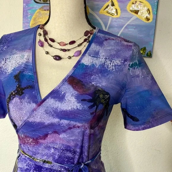 SOLD!! 😍 NWT! Original Wearable Art Dress 👗 - Picture 4 of 12